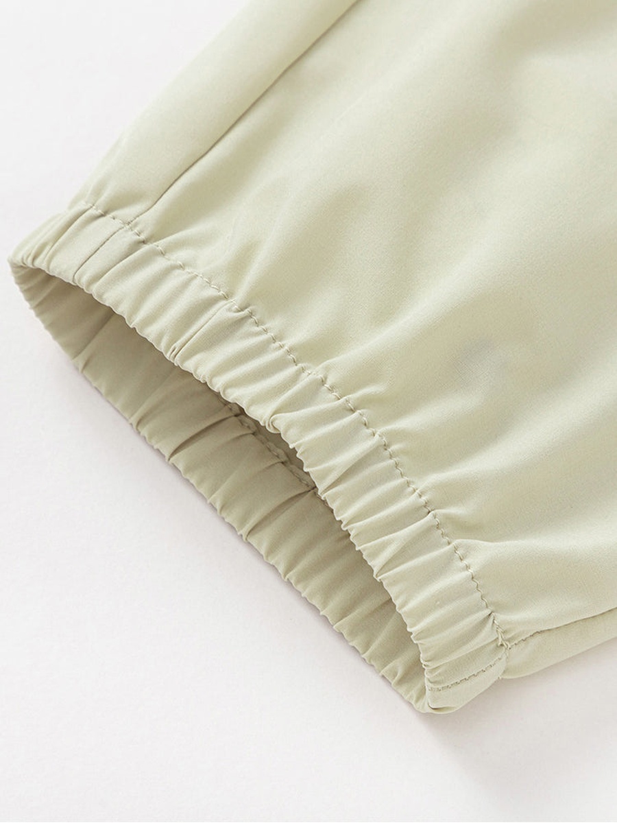 Logo Detail Joggers with Elastic Waist