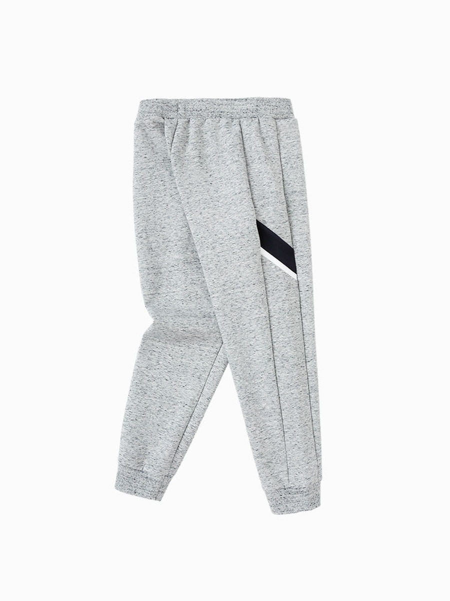 Melange Joggers with Contrast Panel