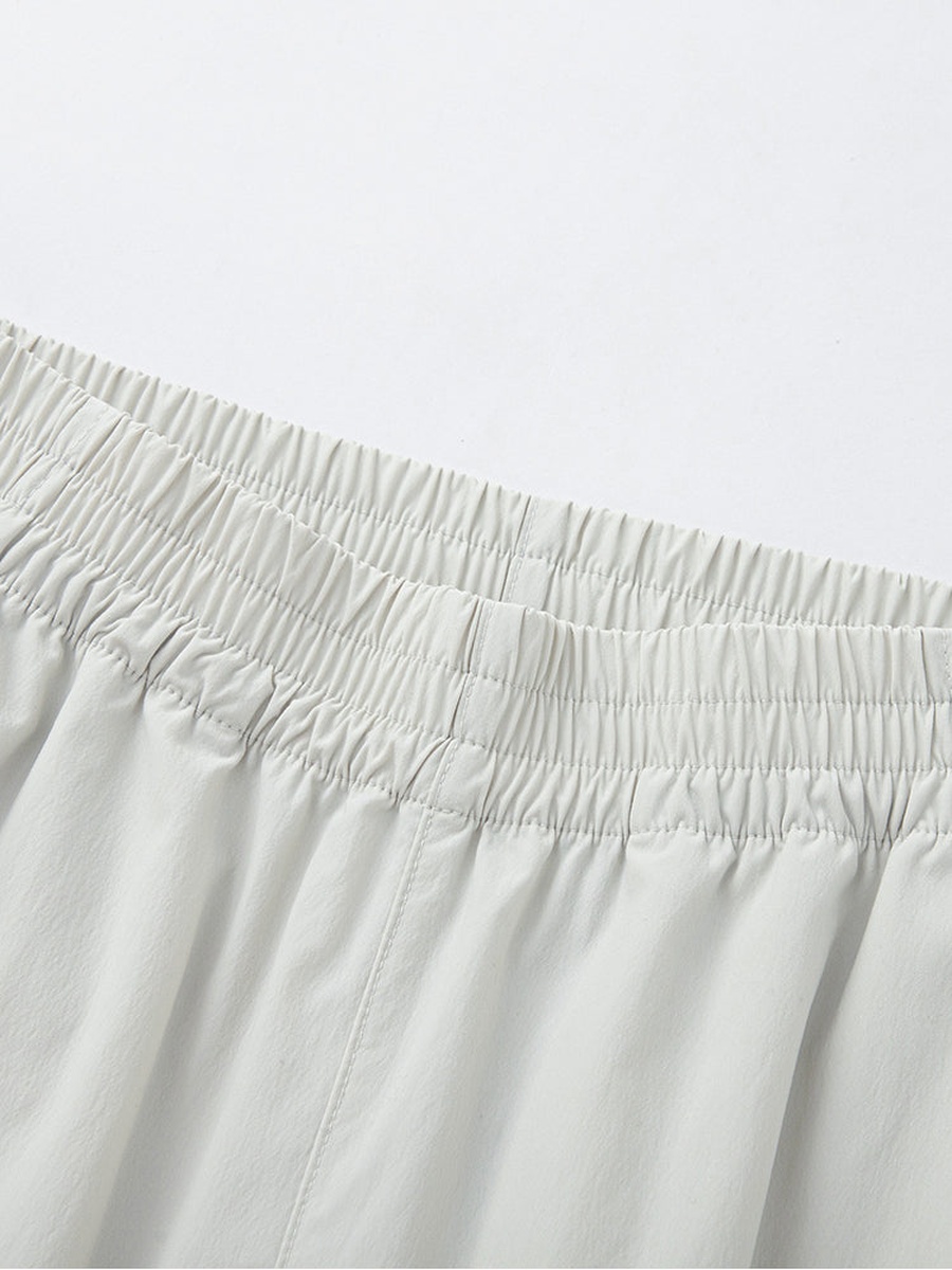 Logo Detail Pants with Elastic Waist