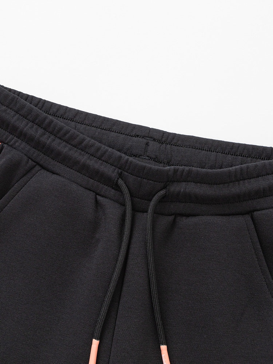 Side Taping Print Cuffed Joggers