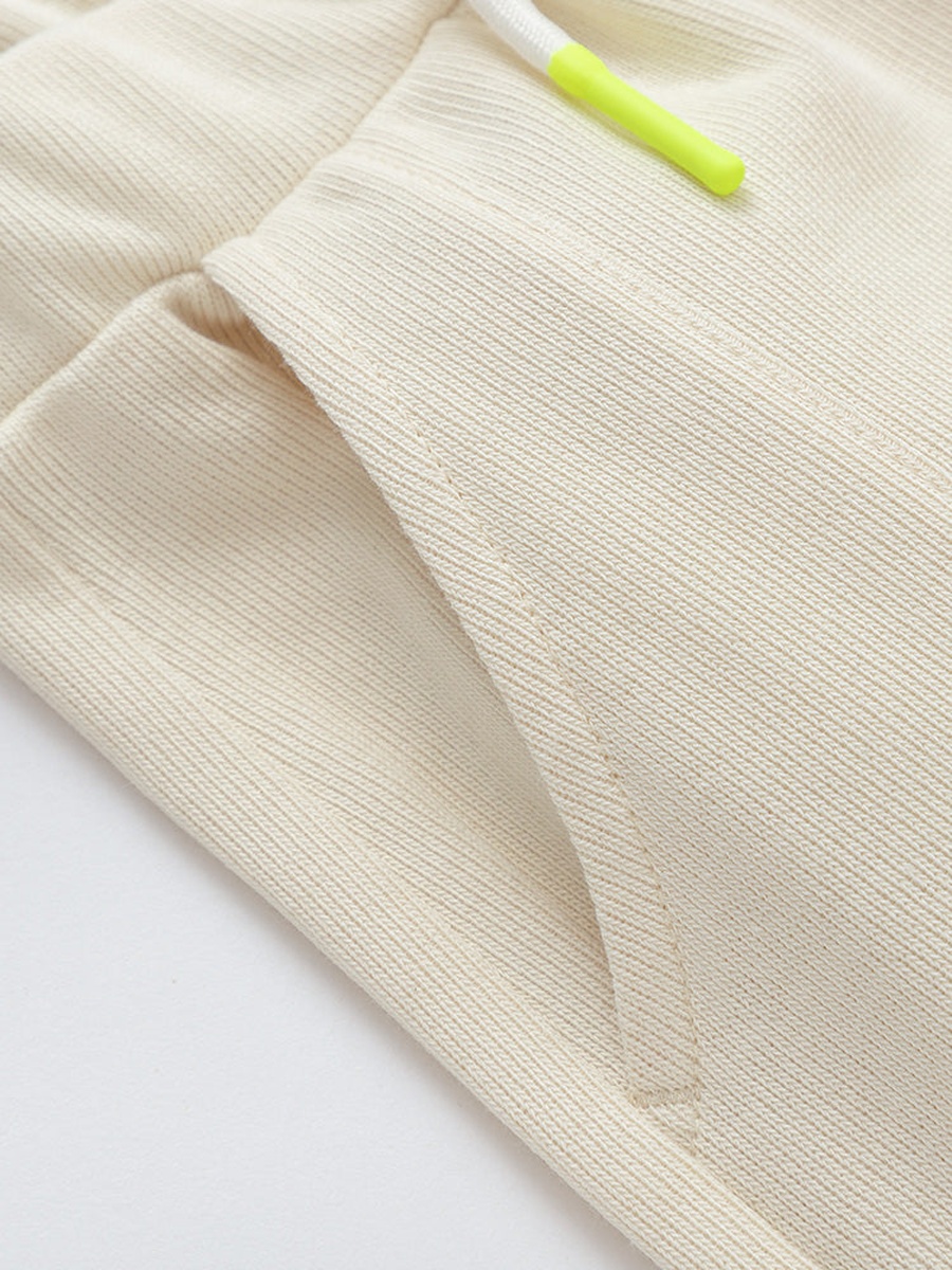 Solid Pants with Patch