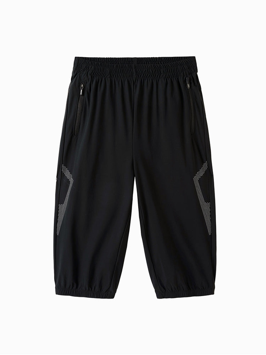 Cropped Pants with Zip Pocket