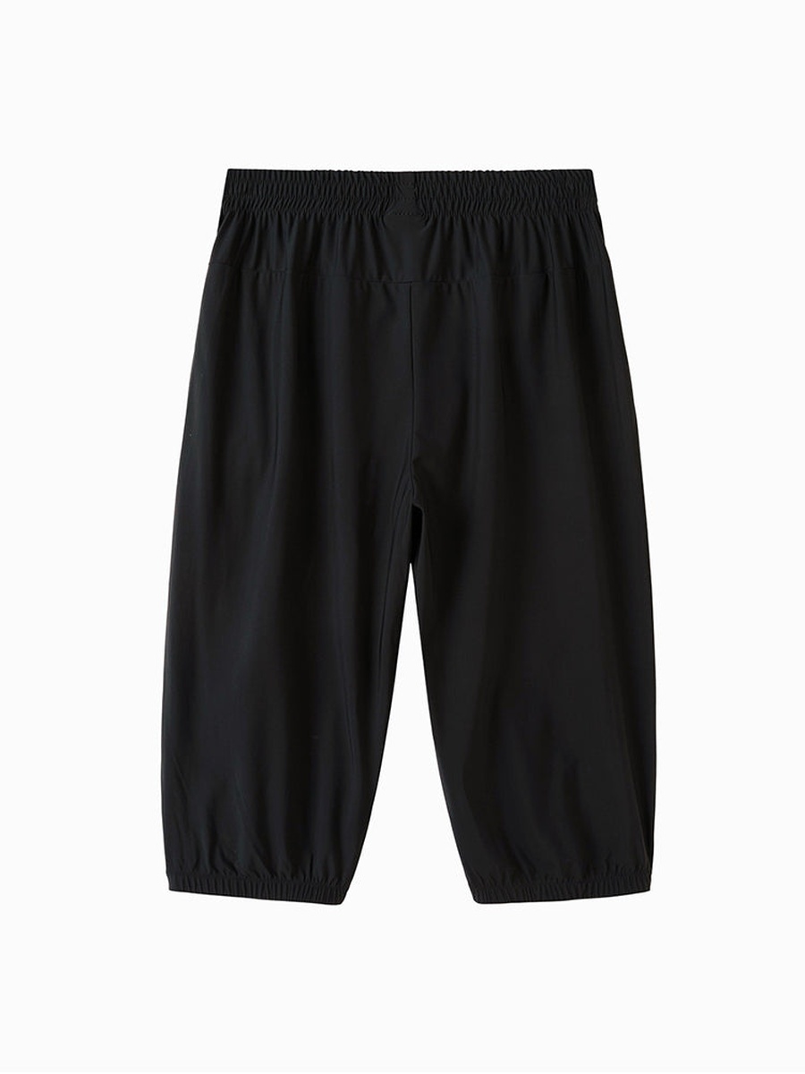 Cropped Pants with Zip Pocket
