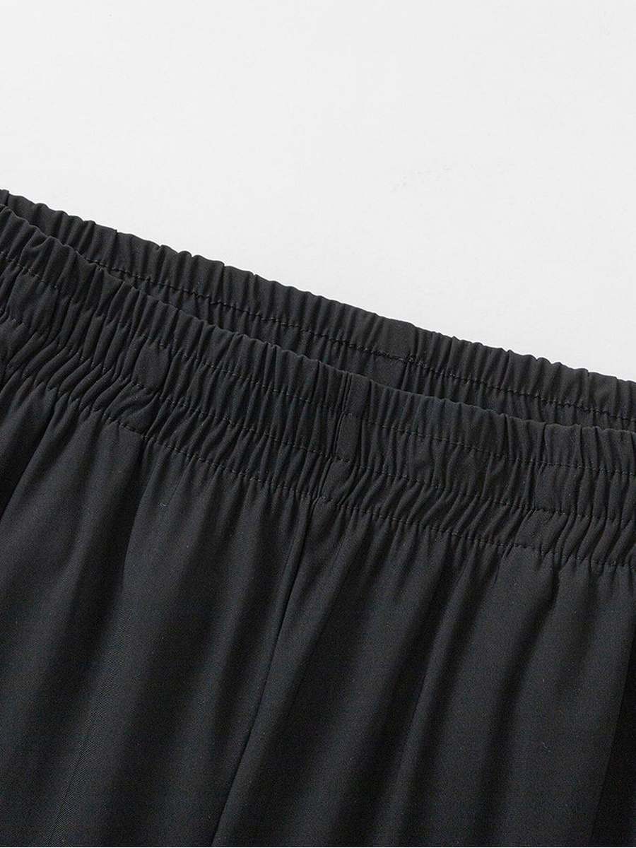 Cropped Pants with Zip Pocket