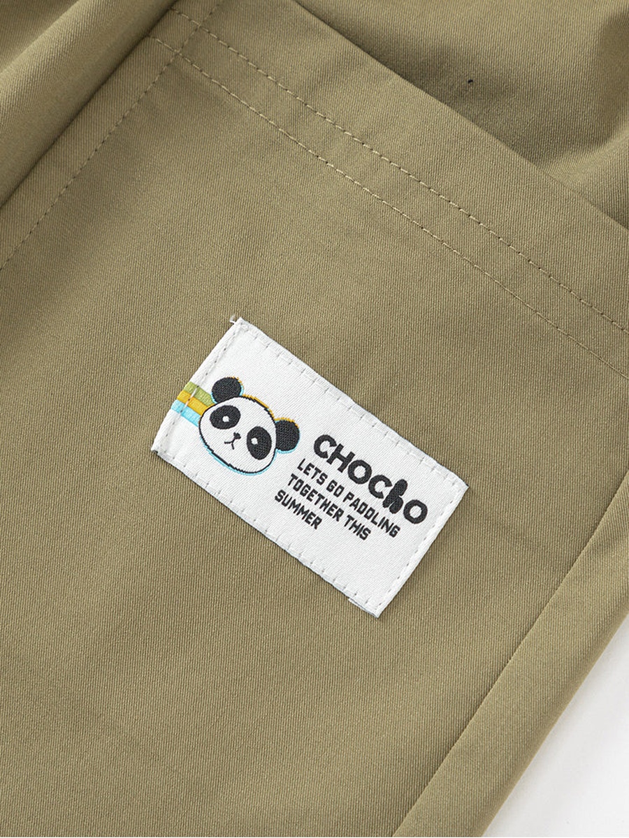 Pants with Patch