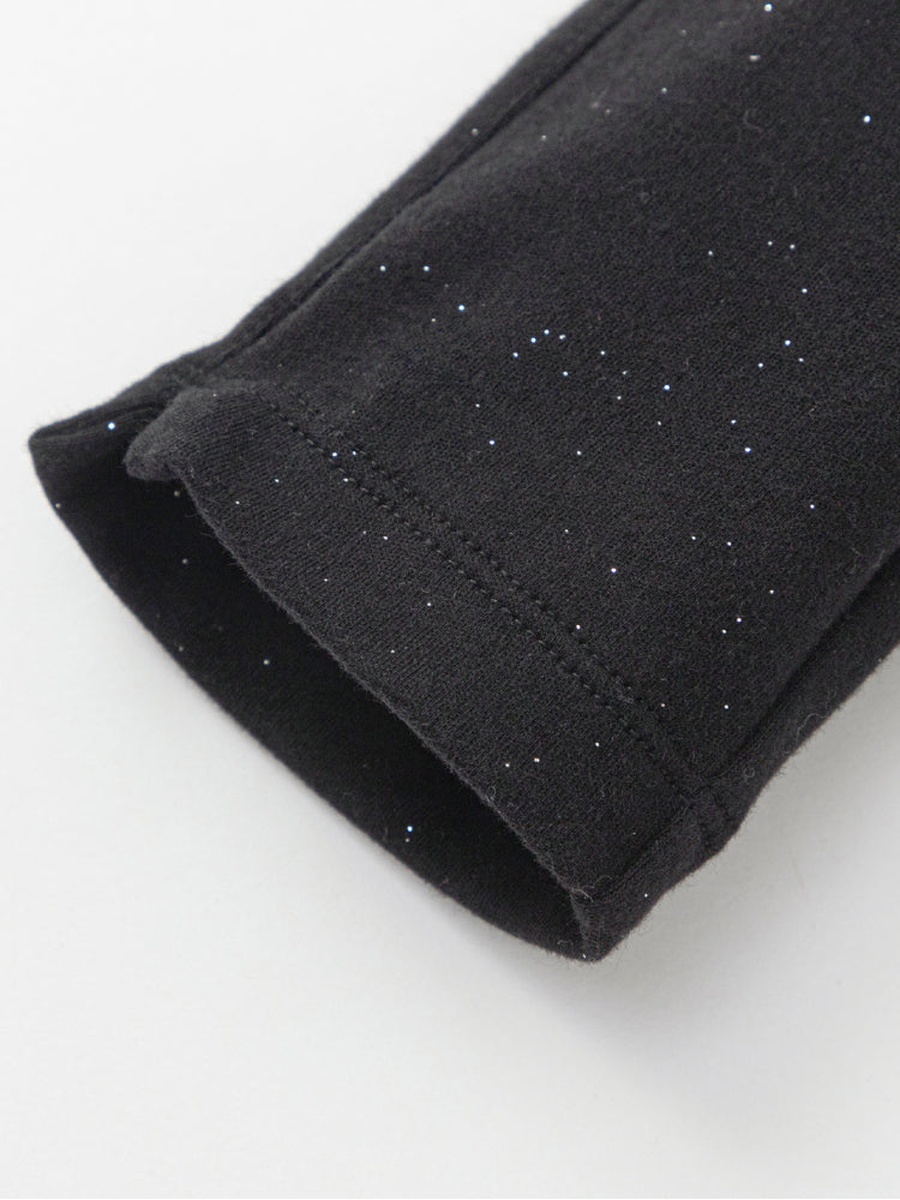 Speckled Leggings with Elastic Waist