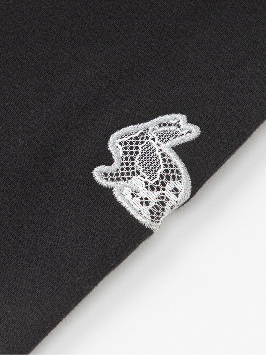 Stitch Cuff Detail Solid Leggings
