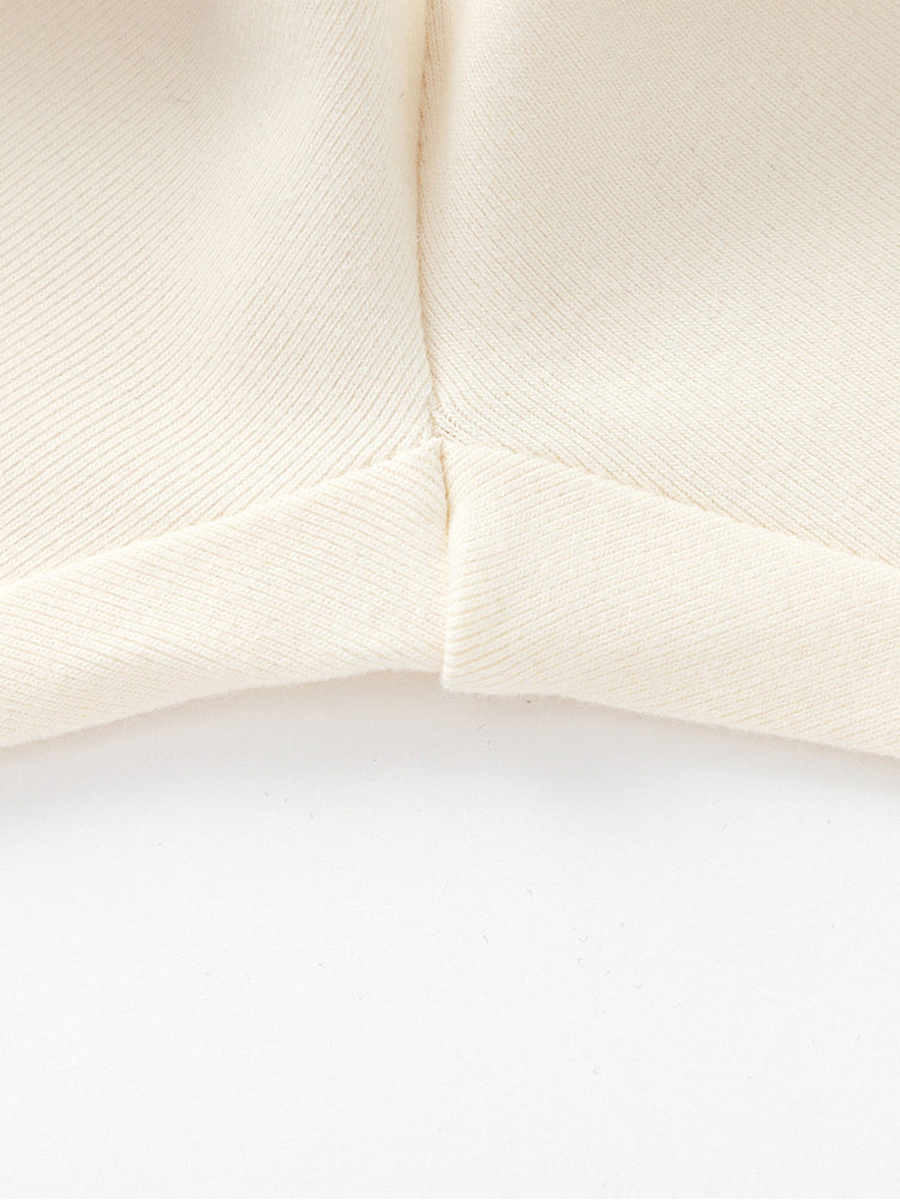 Lace Hem Detail Solid Leggings