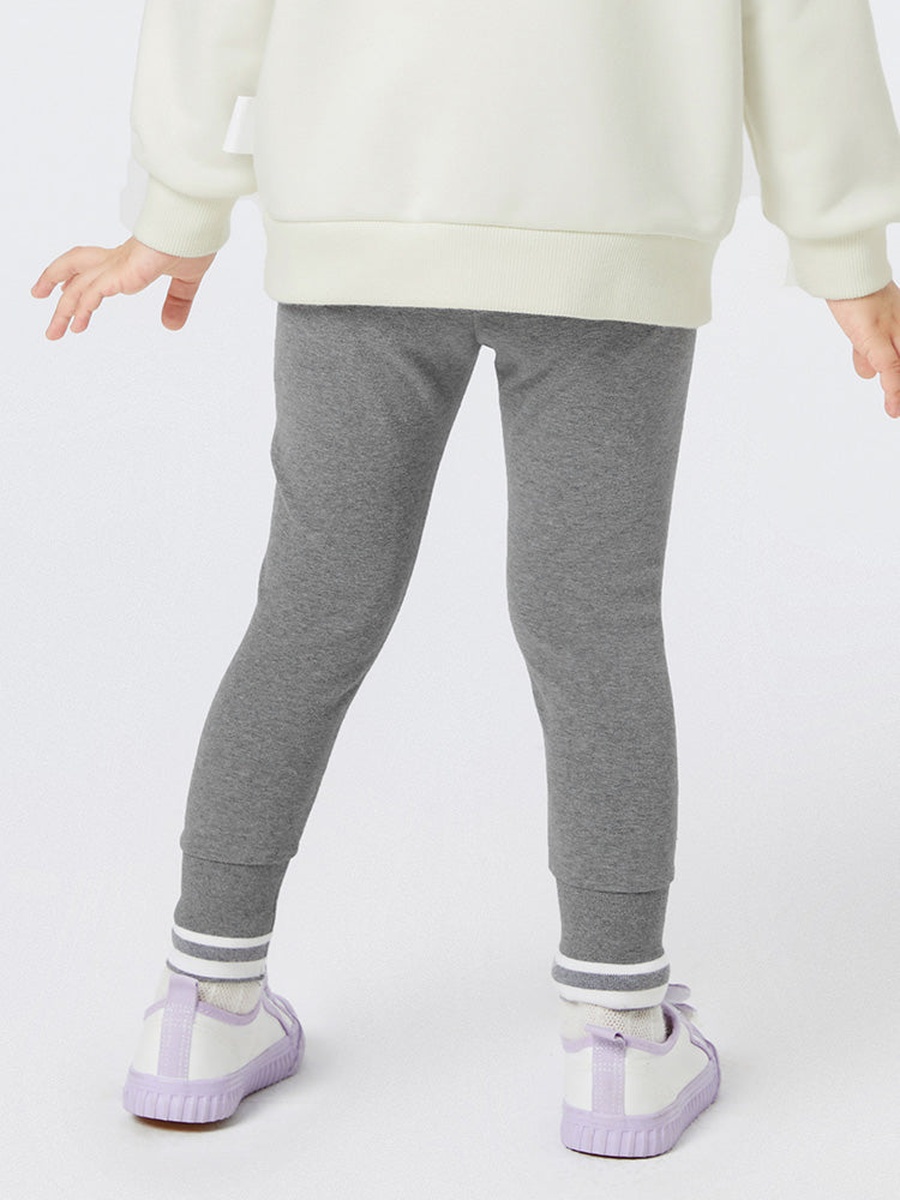 Bunny Patch Detail Cuffed Leggings