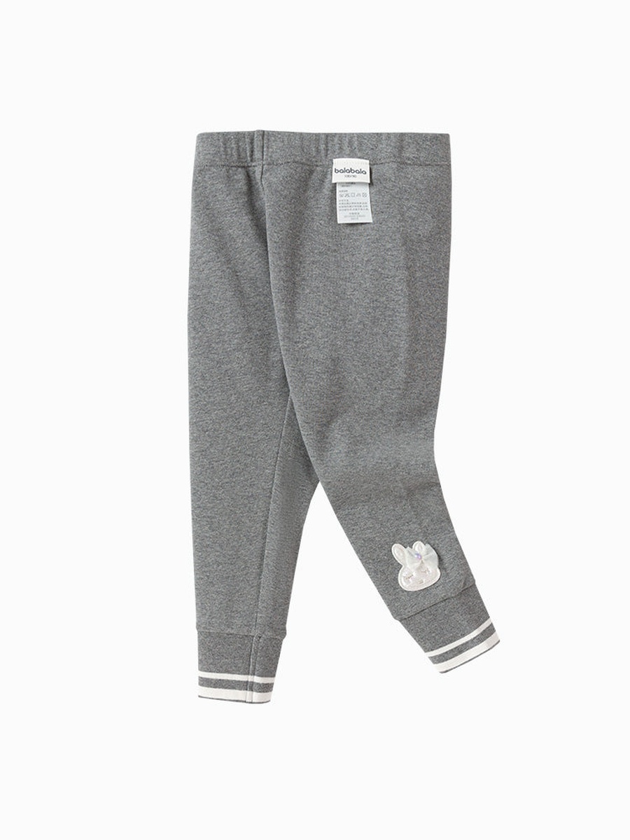 Bunny Patch Detail Cuffed Leggings