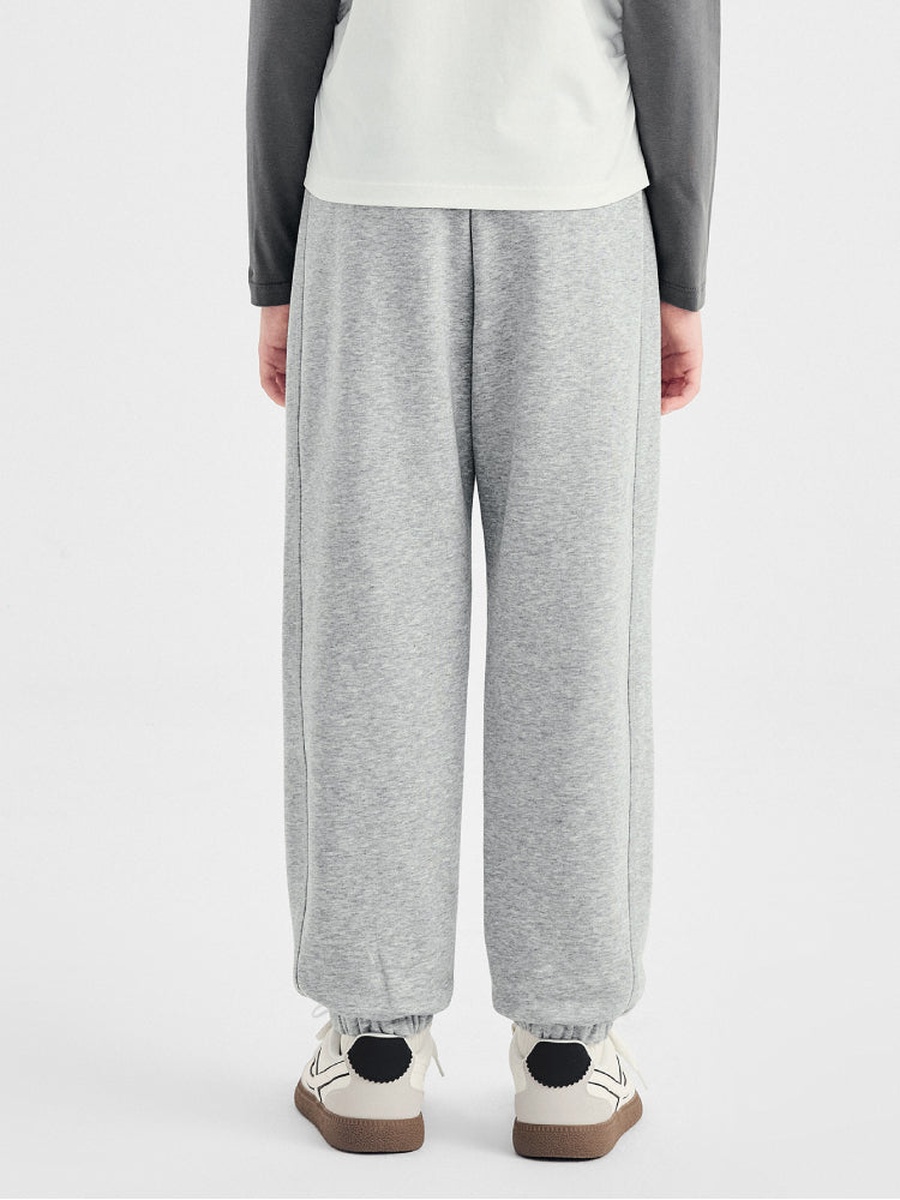 Plain Joggers with Elastic Cuff