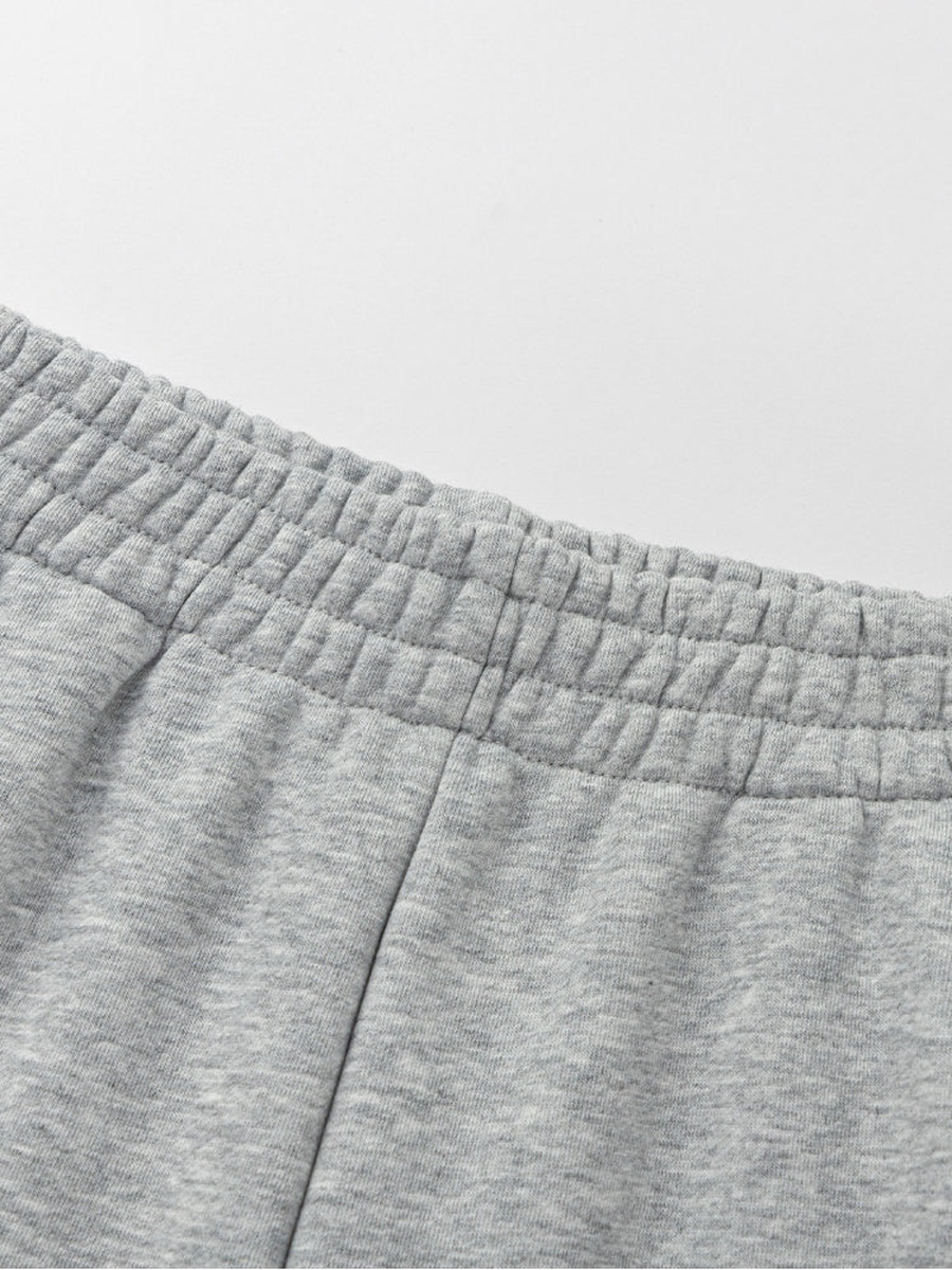Plain Joggers with Elastic Cuff