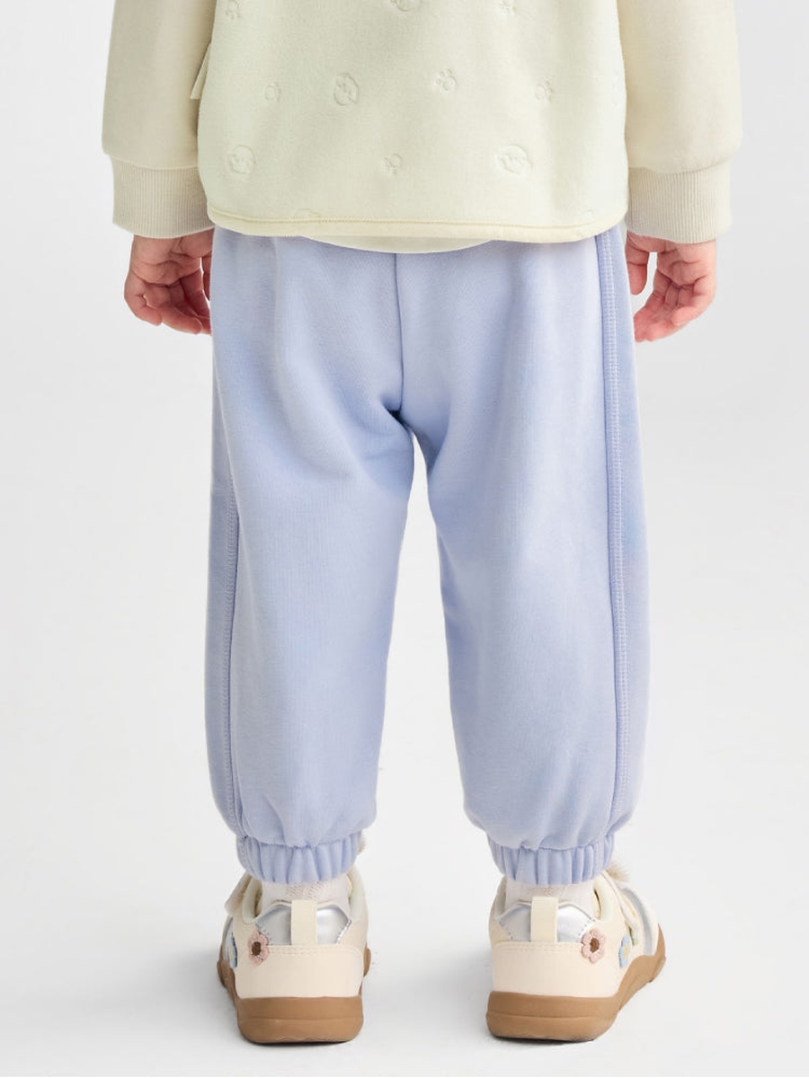 Plain Joggers with Elastic Cuff