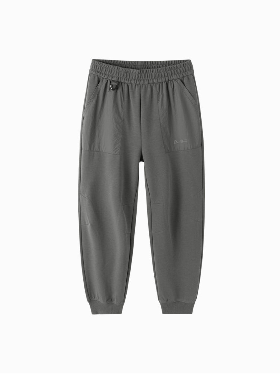 Solid Joggers with Elastic Waist