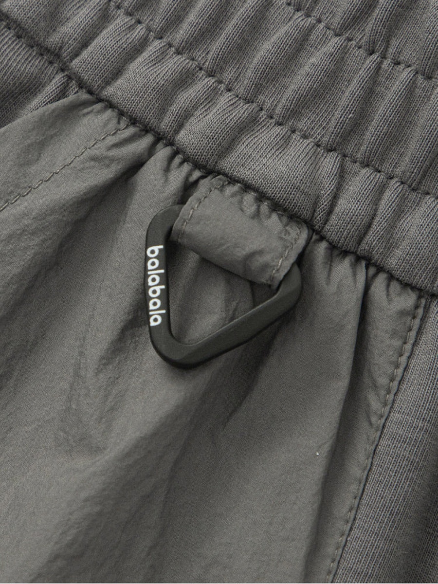 Solid Joggers with Elastic Waist