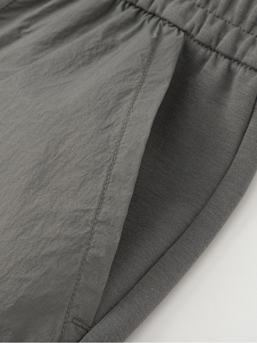 Solid Joggers with Elastic Waist