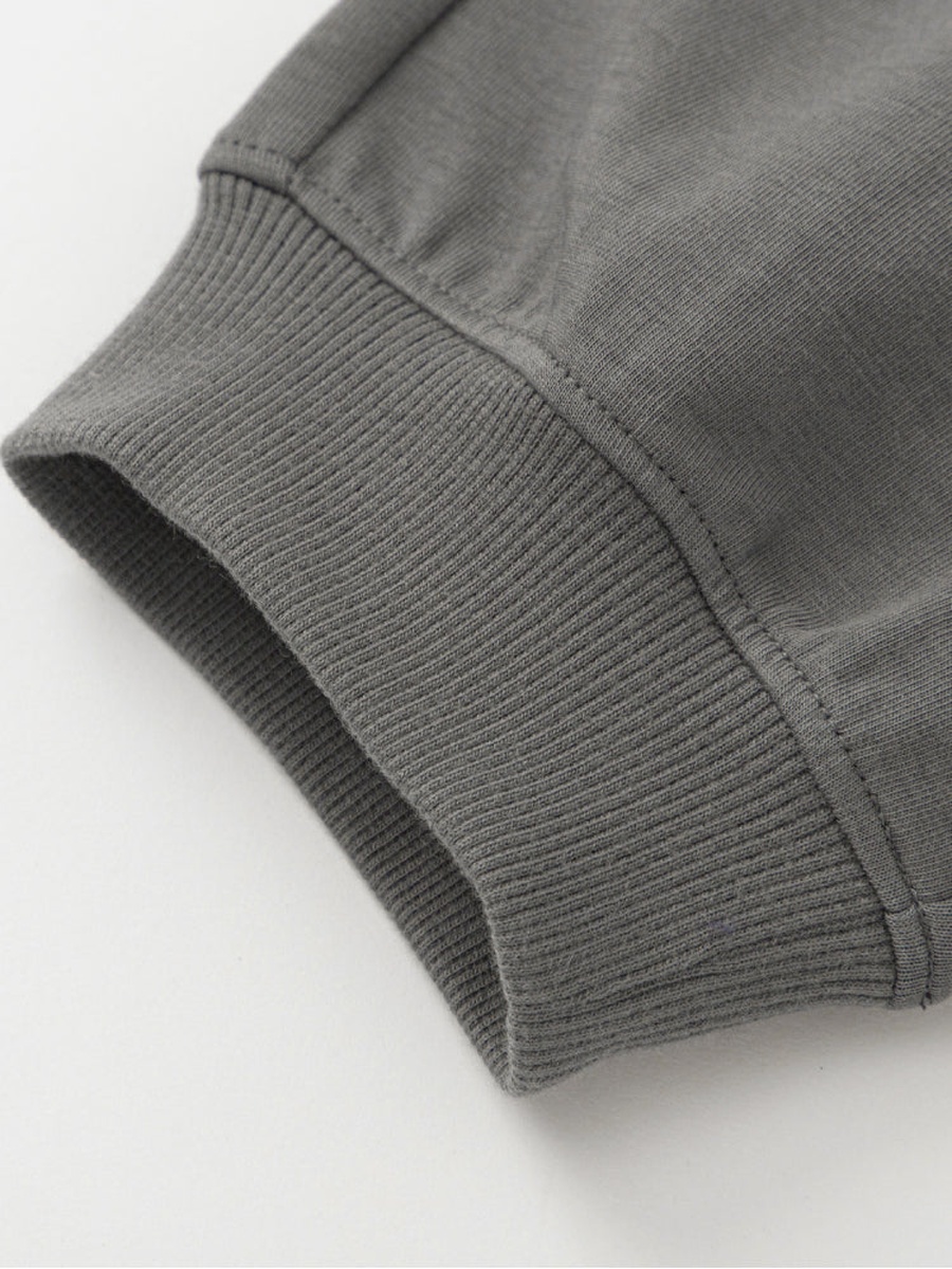 Solid Joggers with Elastic Waist