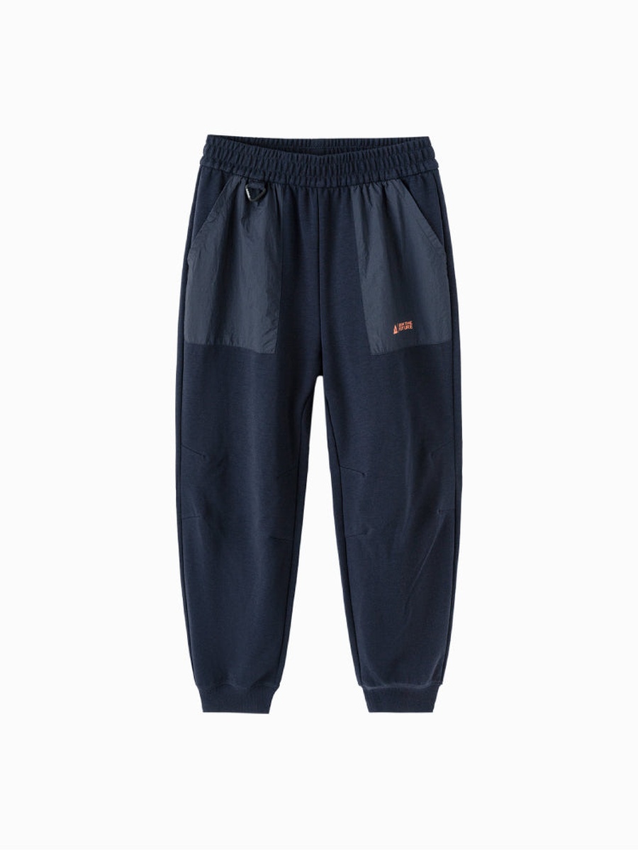 Solid Elastic Waist Joggers