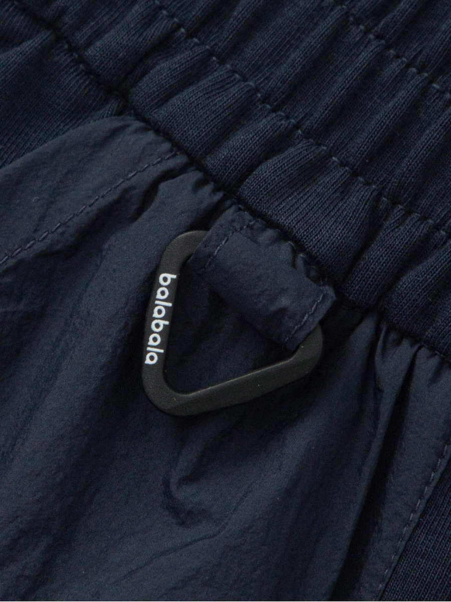 Solid Elastic Waist Joggers