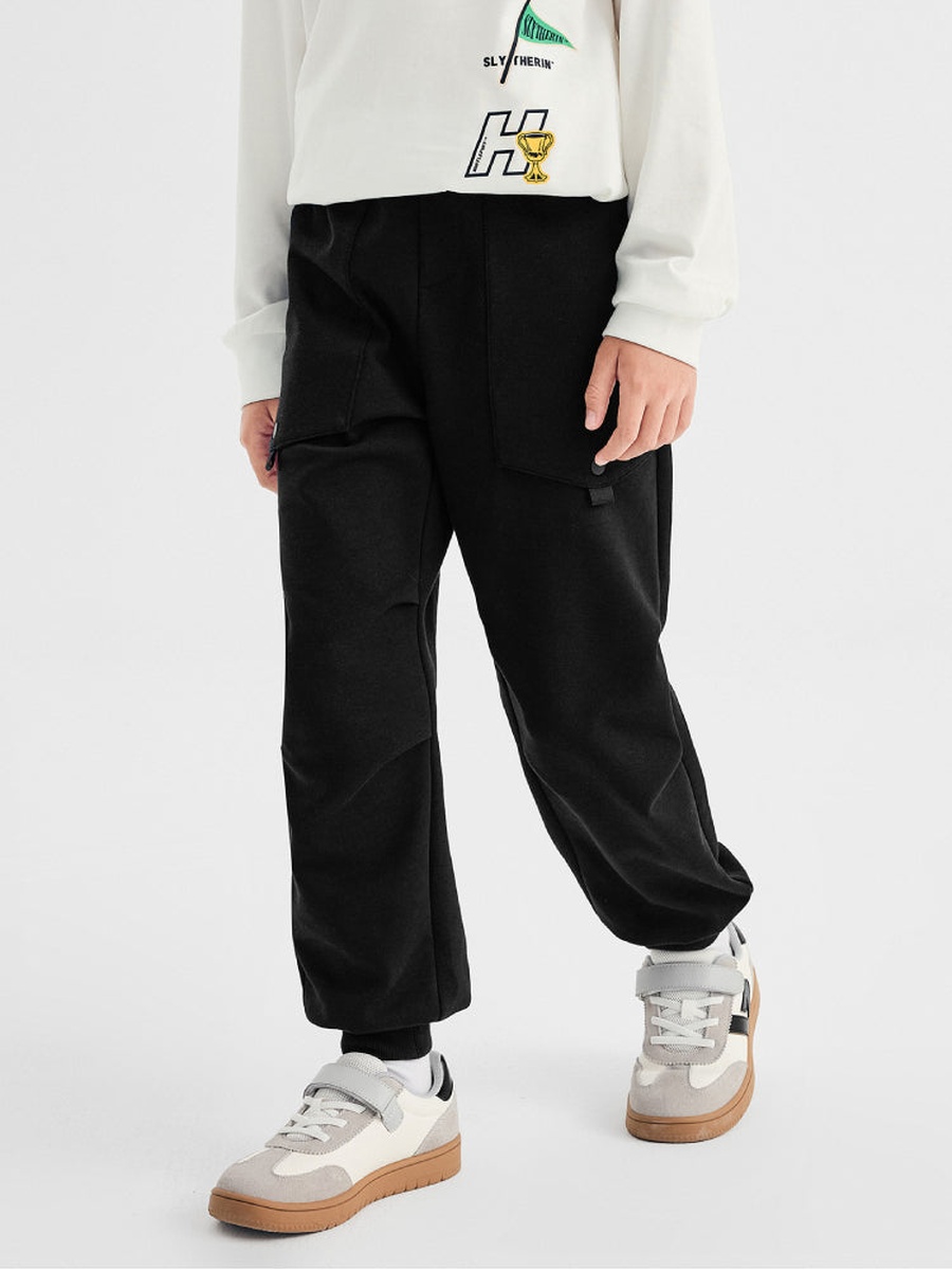 Solid Cargo Joggers with Adjustable Belt