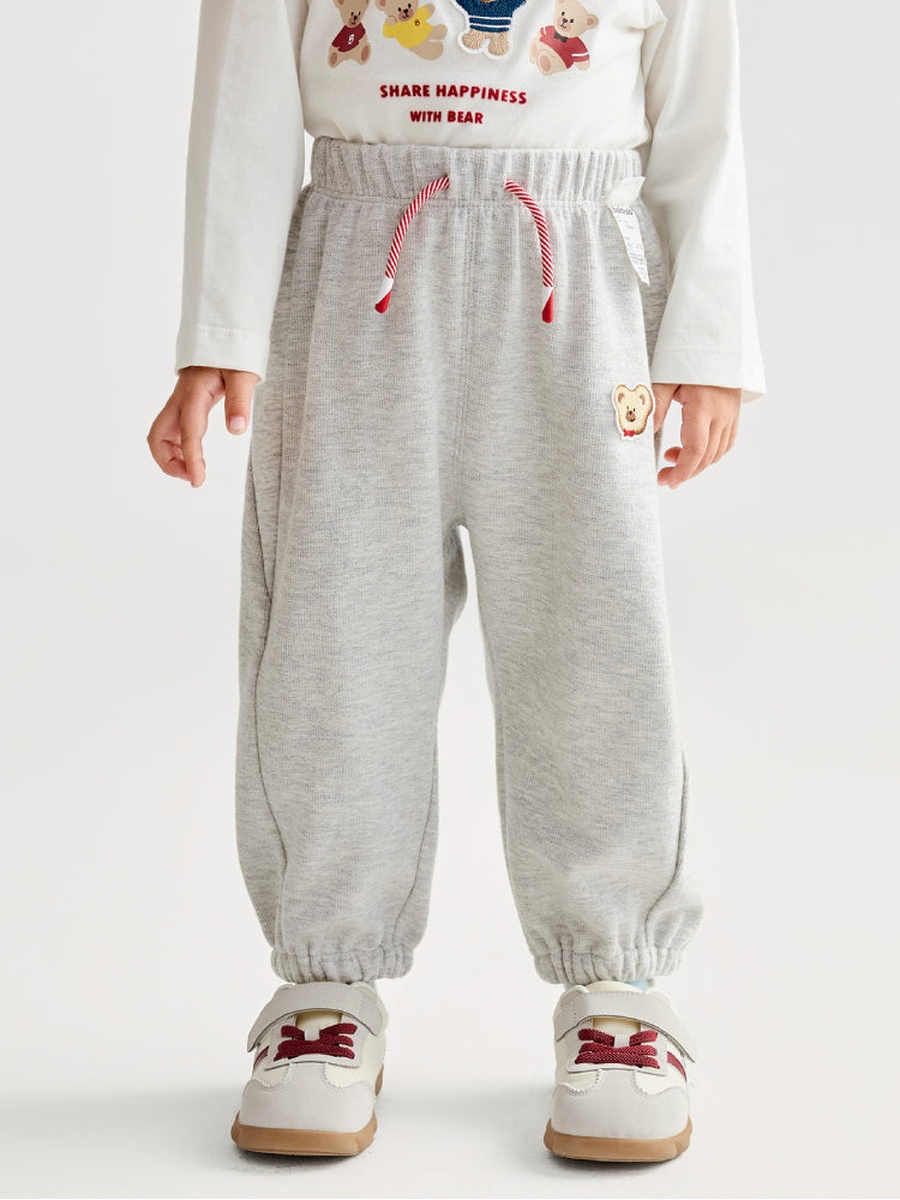Bear Patch Cuffed Joggers