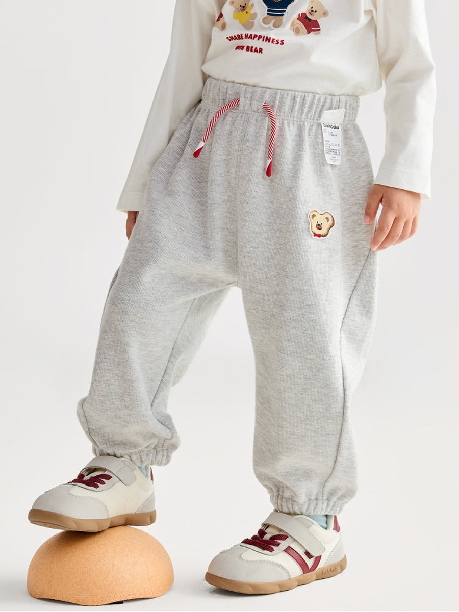 Bear Patch Cuffed Joggers