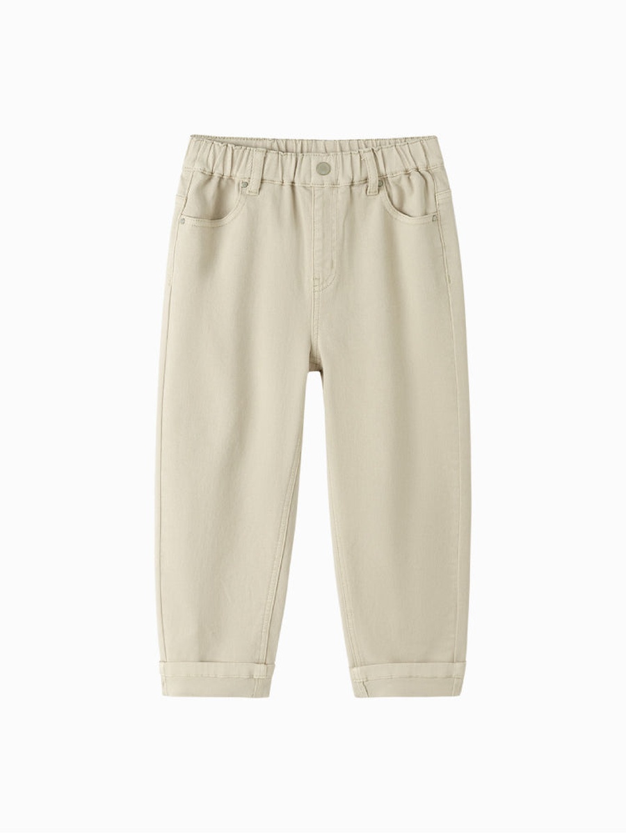 Denim Jeans with Folded Hem