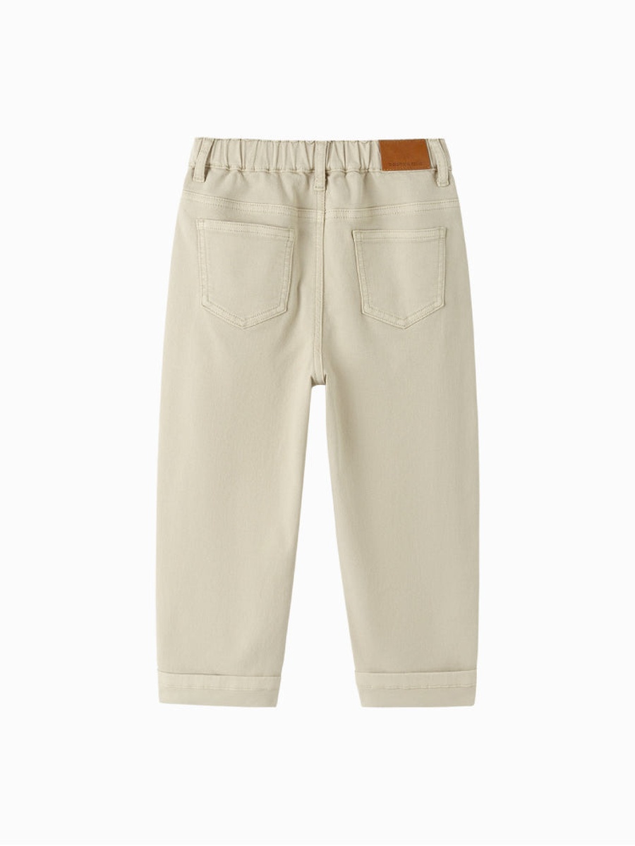 Denim Jeans with Folded Hem