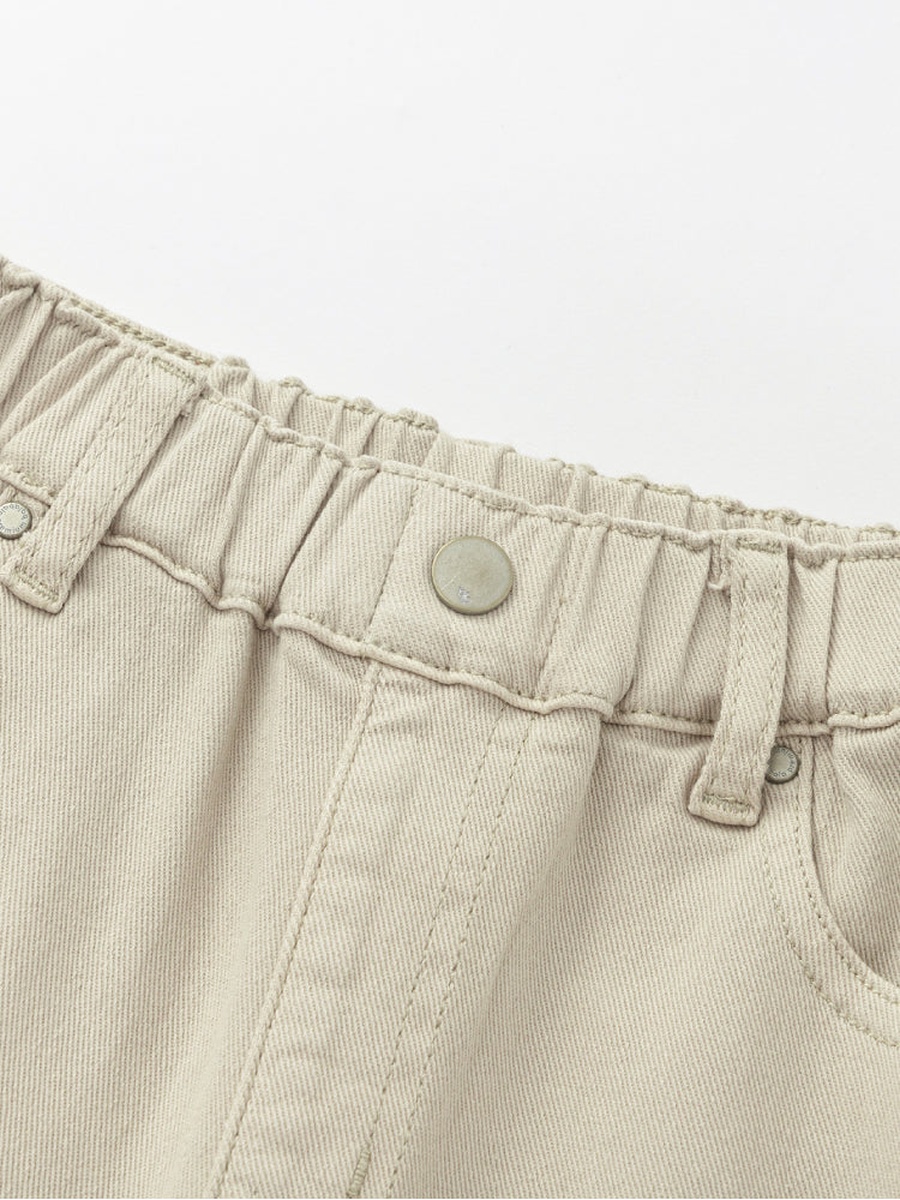 Denim Jeans with Folded Hem