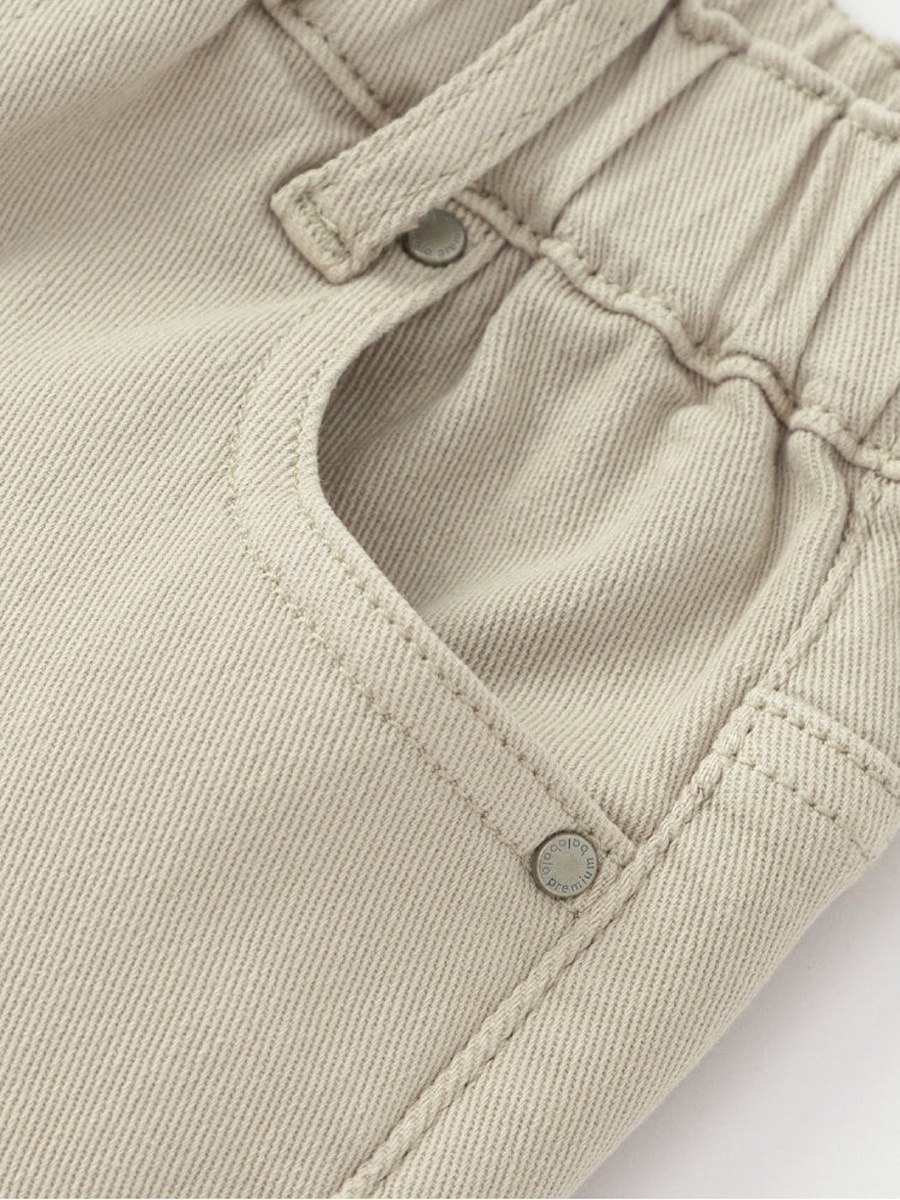 Denim Jeans with Folded Hem