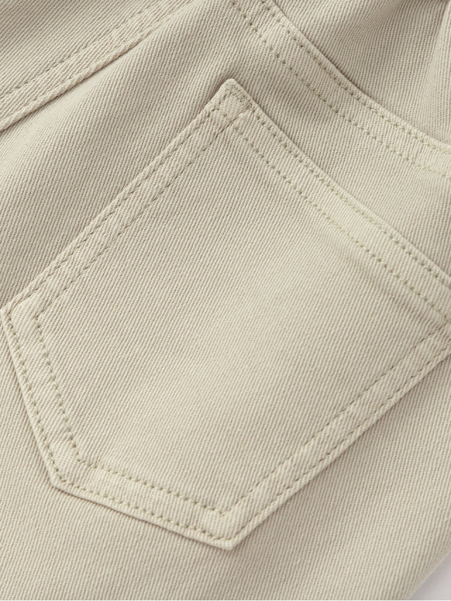 Denim Jeans with Folded Hem