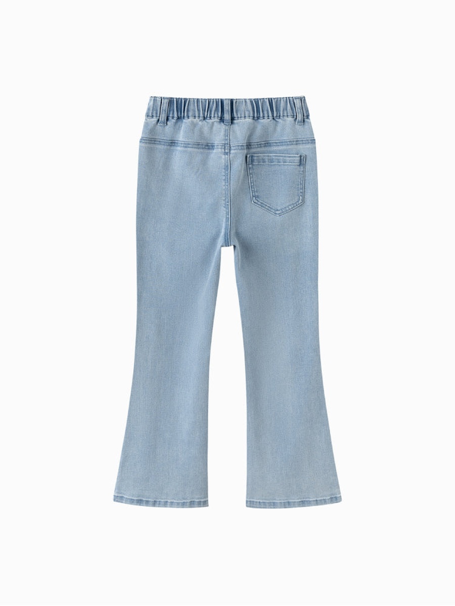 Flared Jeans with Subtle Embellishments