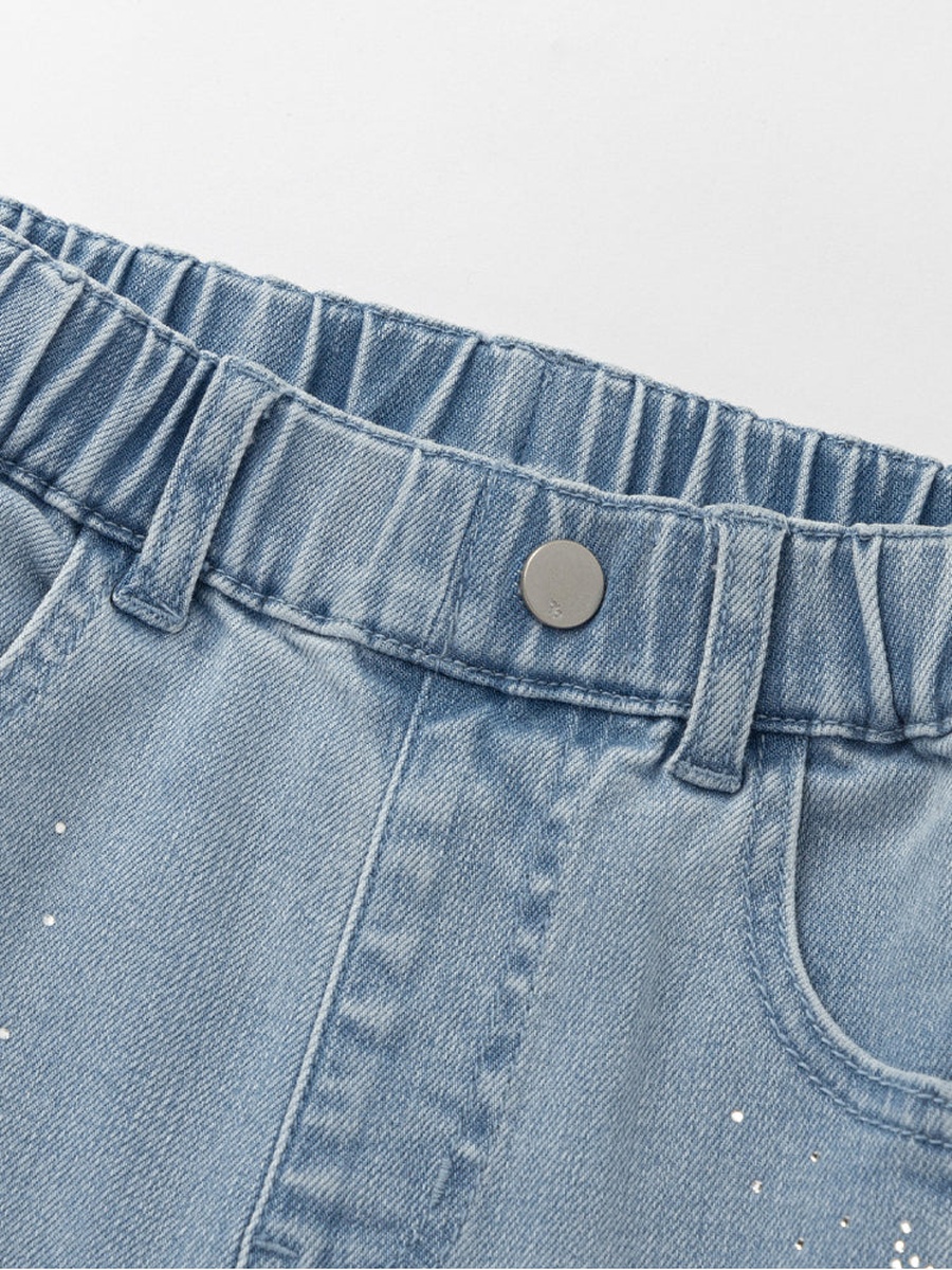 Flared Jeans with Subtle Embellishments