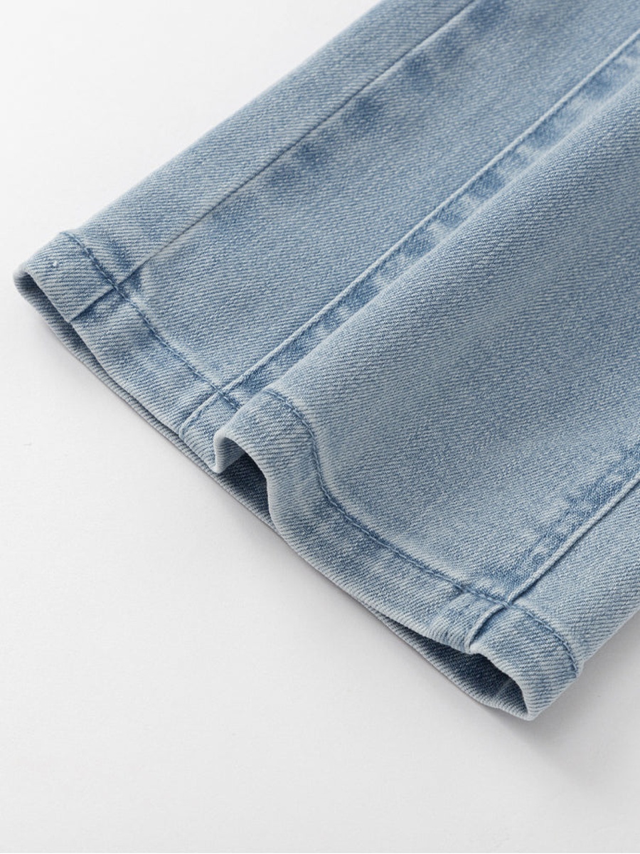Flared Jeans with Subtle Embellishments