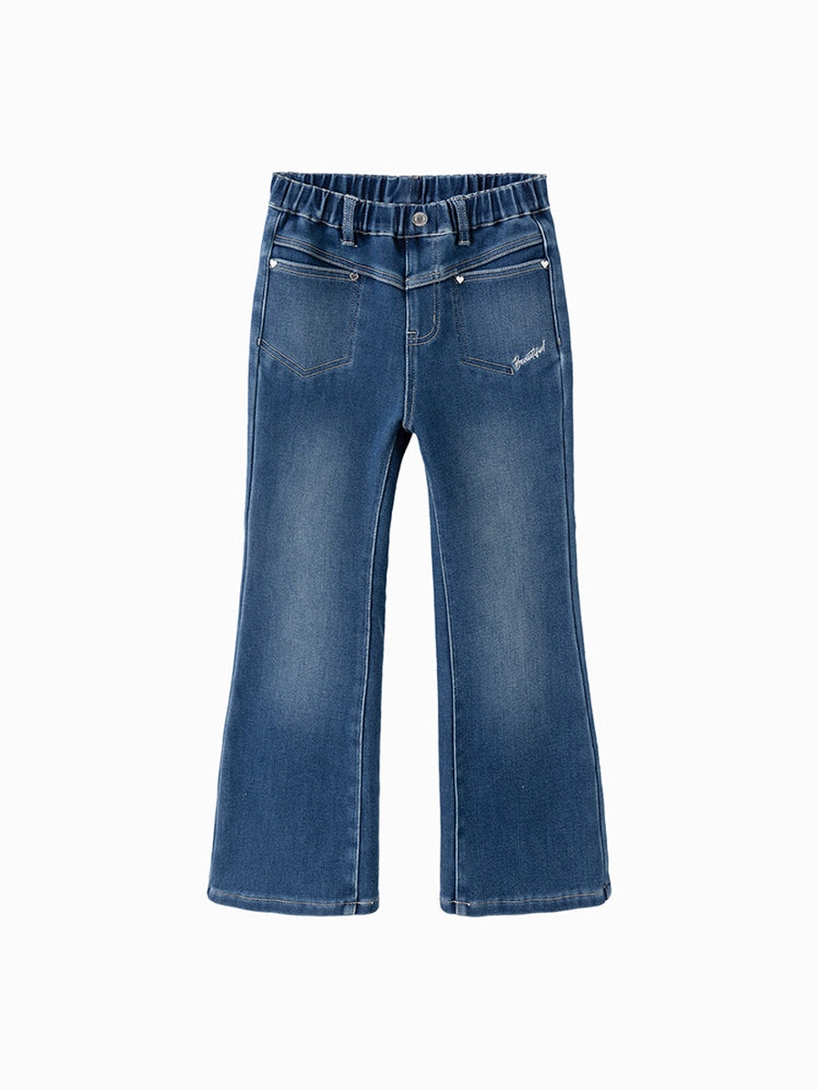 Faded Jeans with Pockets