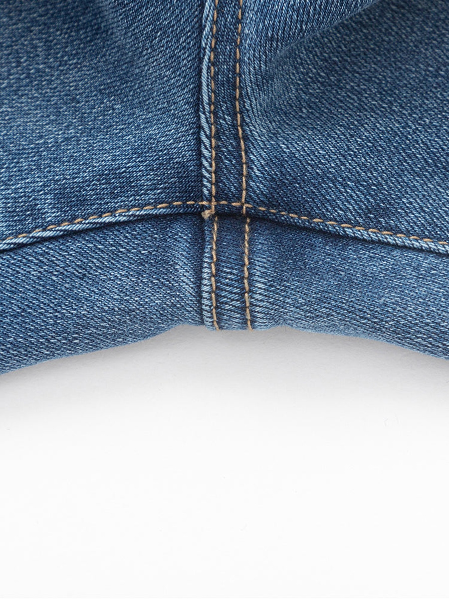 Flare Jeans with Button Fly