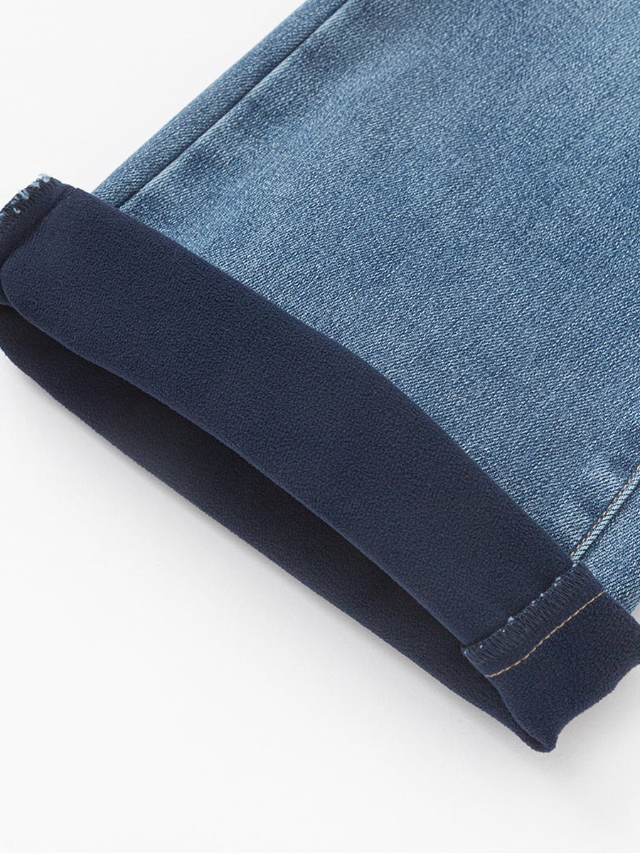 Flare Jeans with Button Fly
