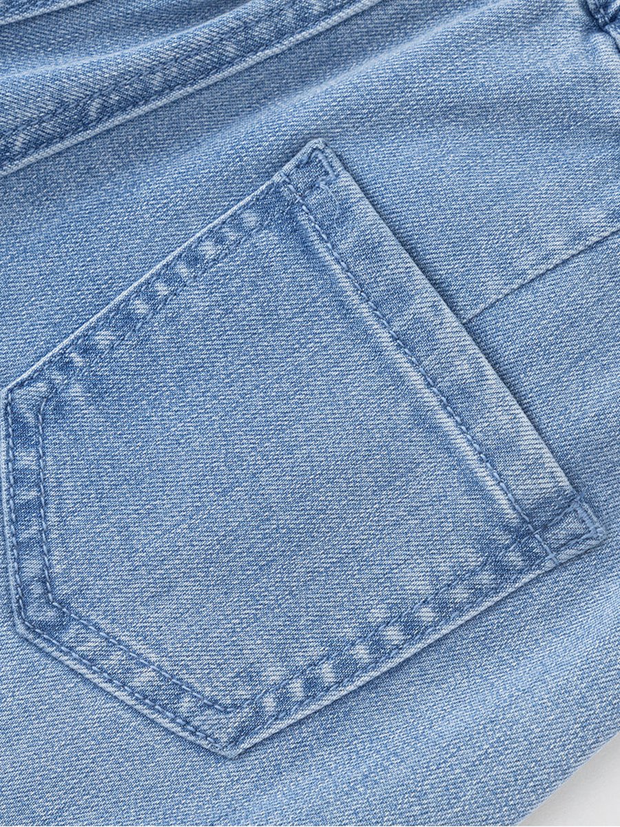 Heart Embroidery Detail Jeans