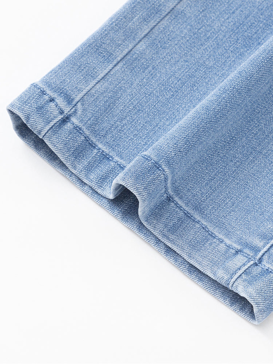 Heart Embroidery Detail Jeans