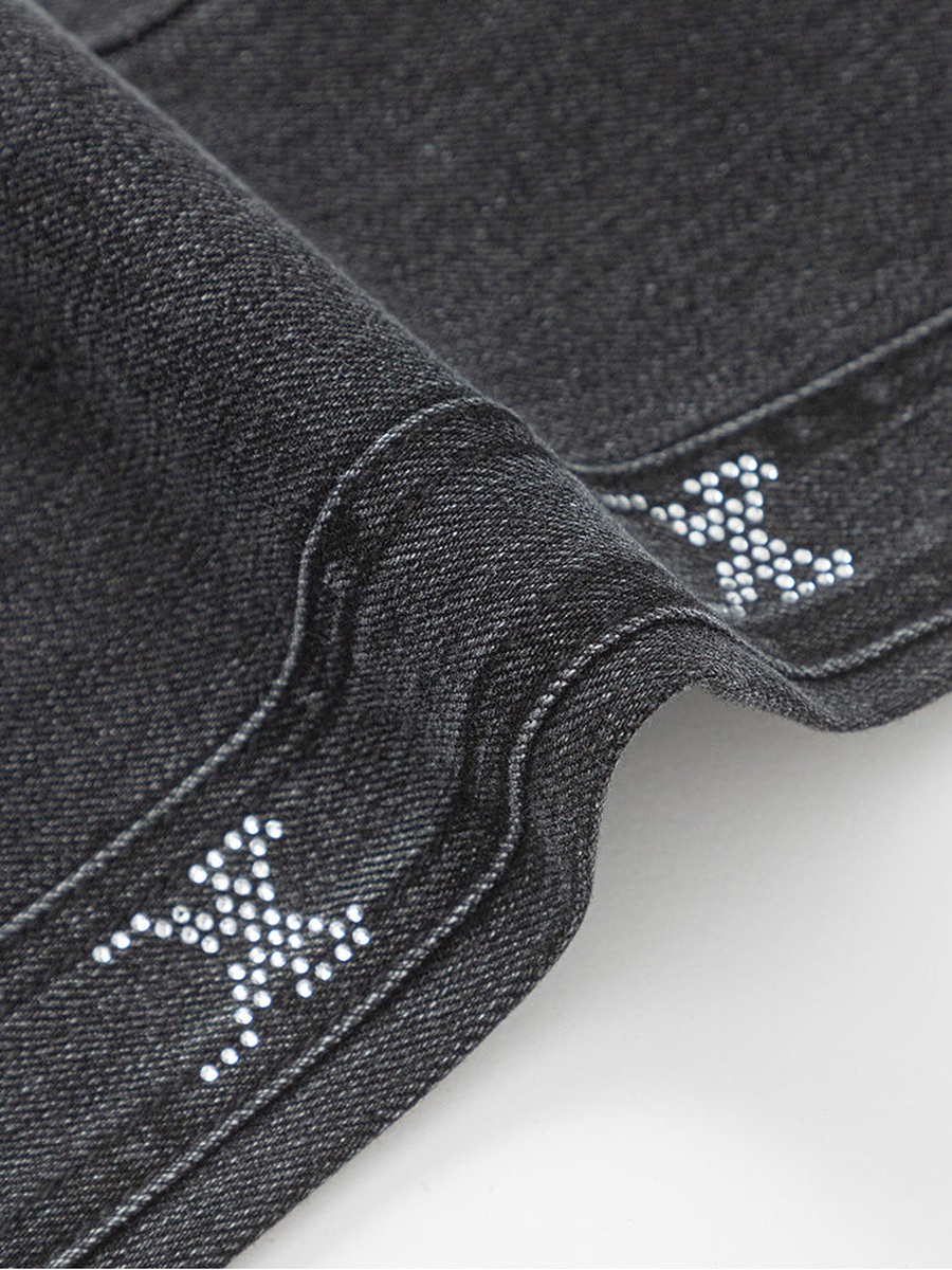 Embellished Panel Jeans