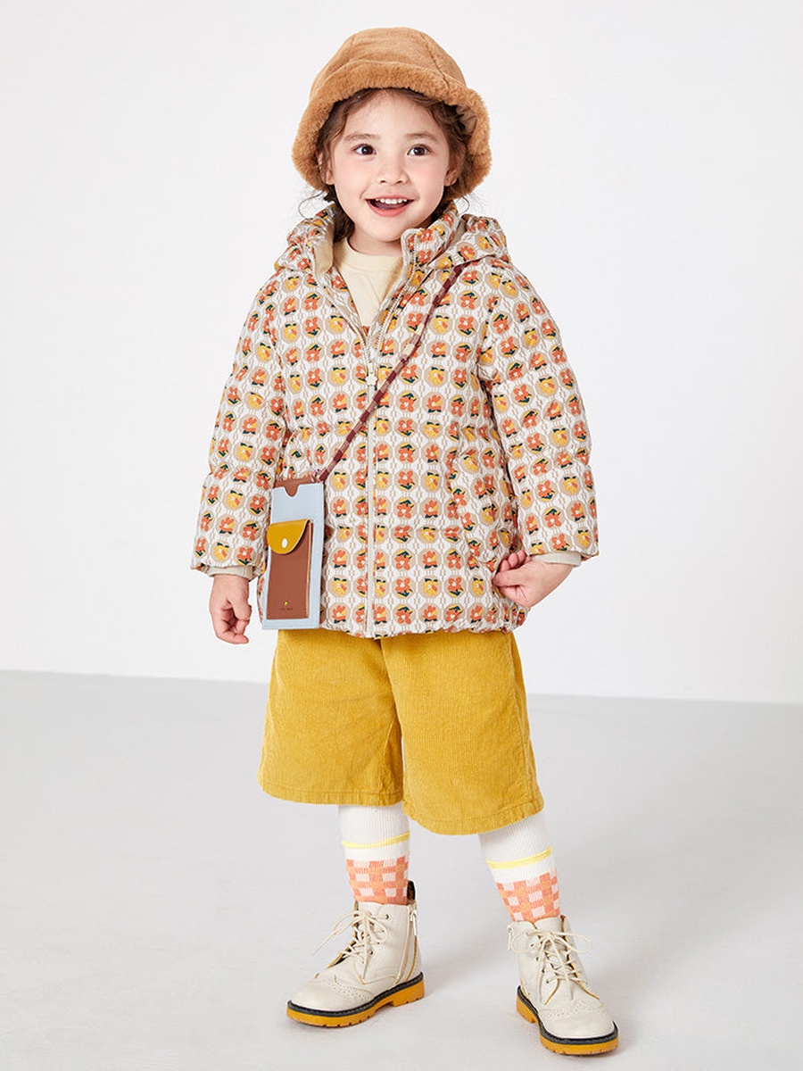 All Over Print Puffer Jacket