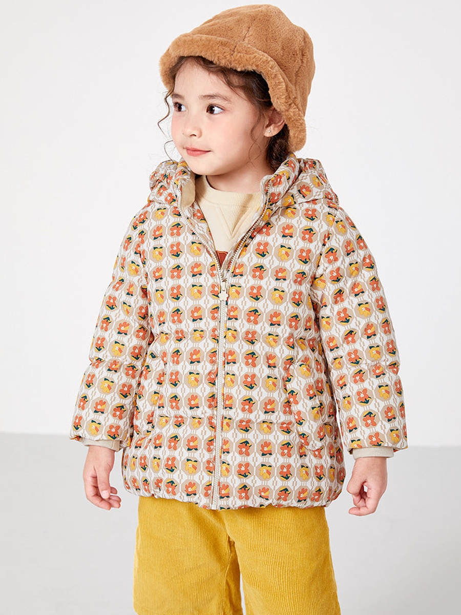 All Over Print Puffer Jacket