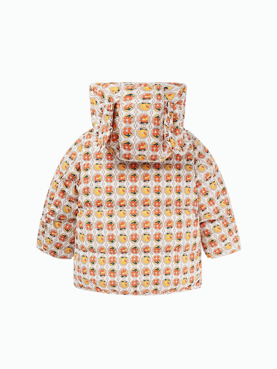 All Over Print Puffer Jacket
