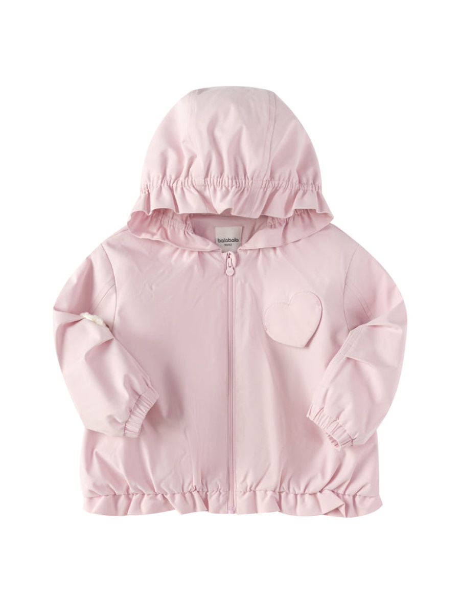 Hooded Jacket with Front Zip