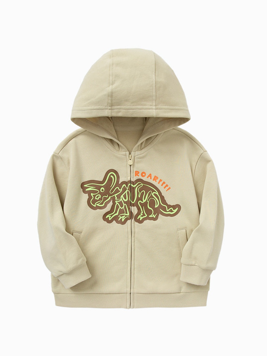 Hooded Jacket with Print