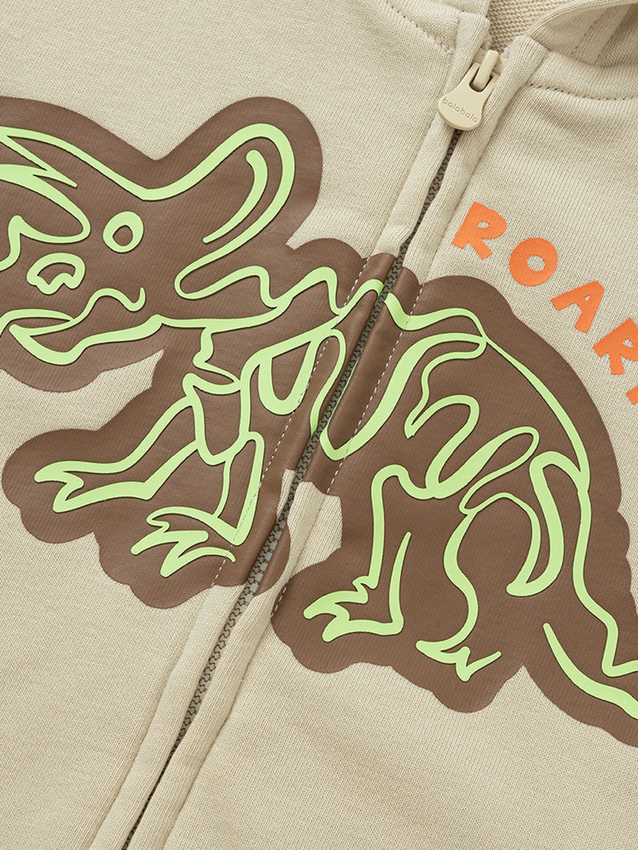 Hooded Jacket with Print