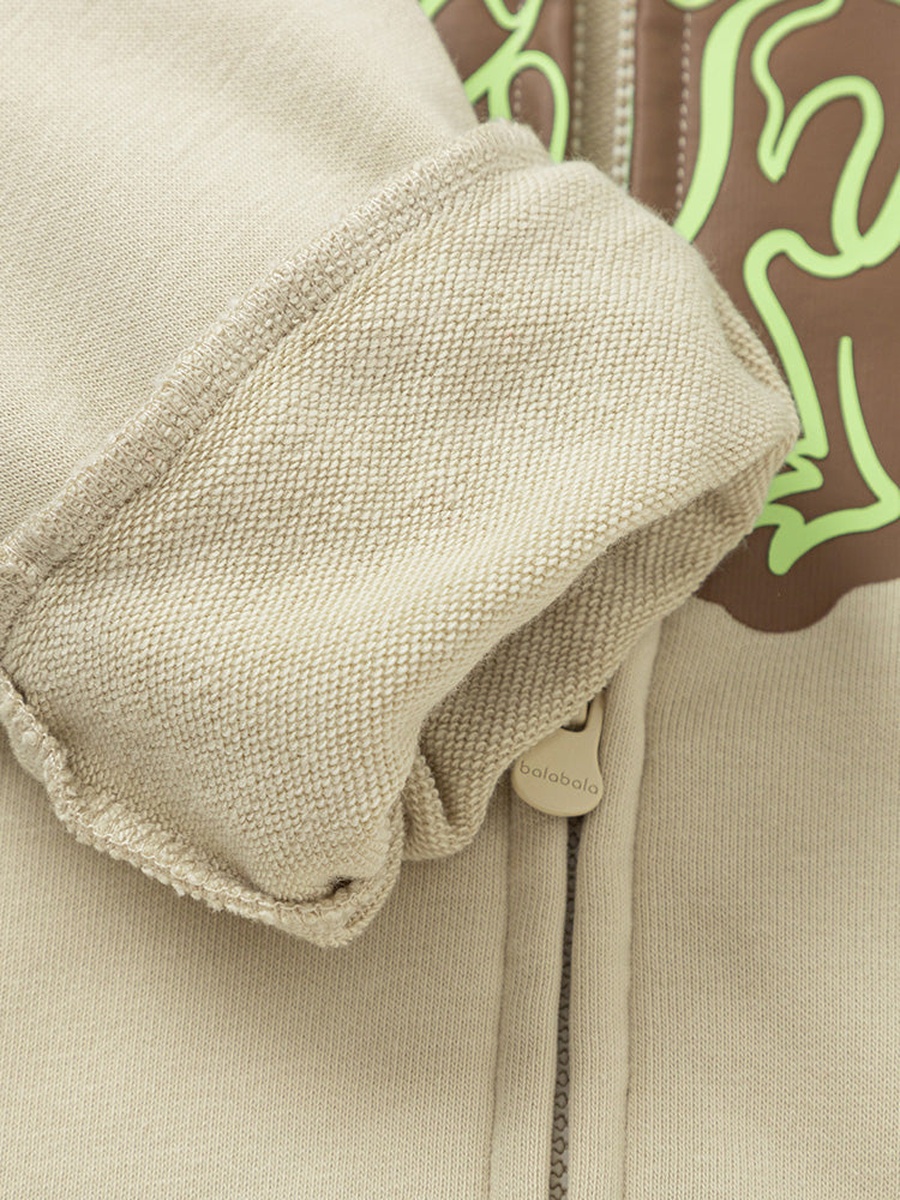 Hooded Jacket with Print