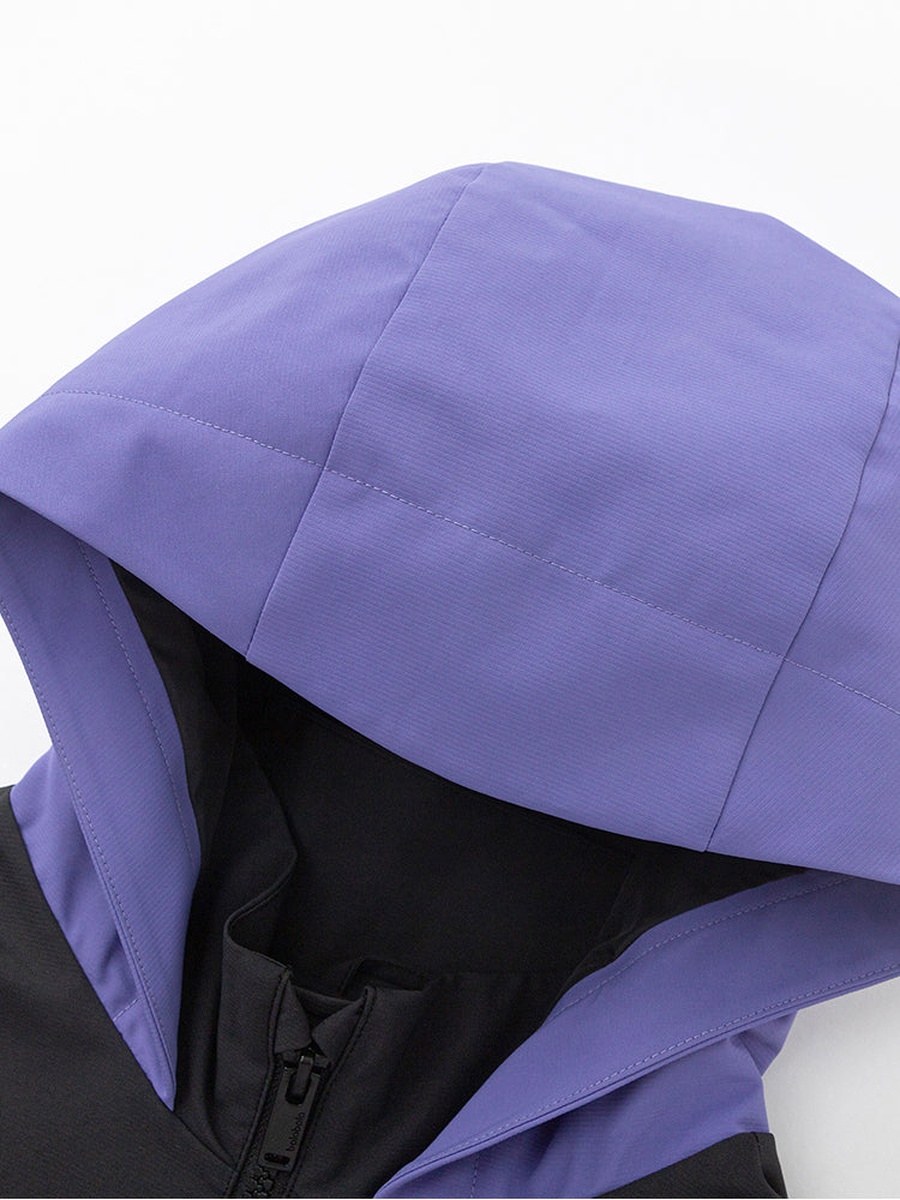 Color Block Jacket with Ultraman Print