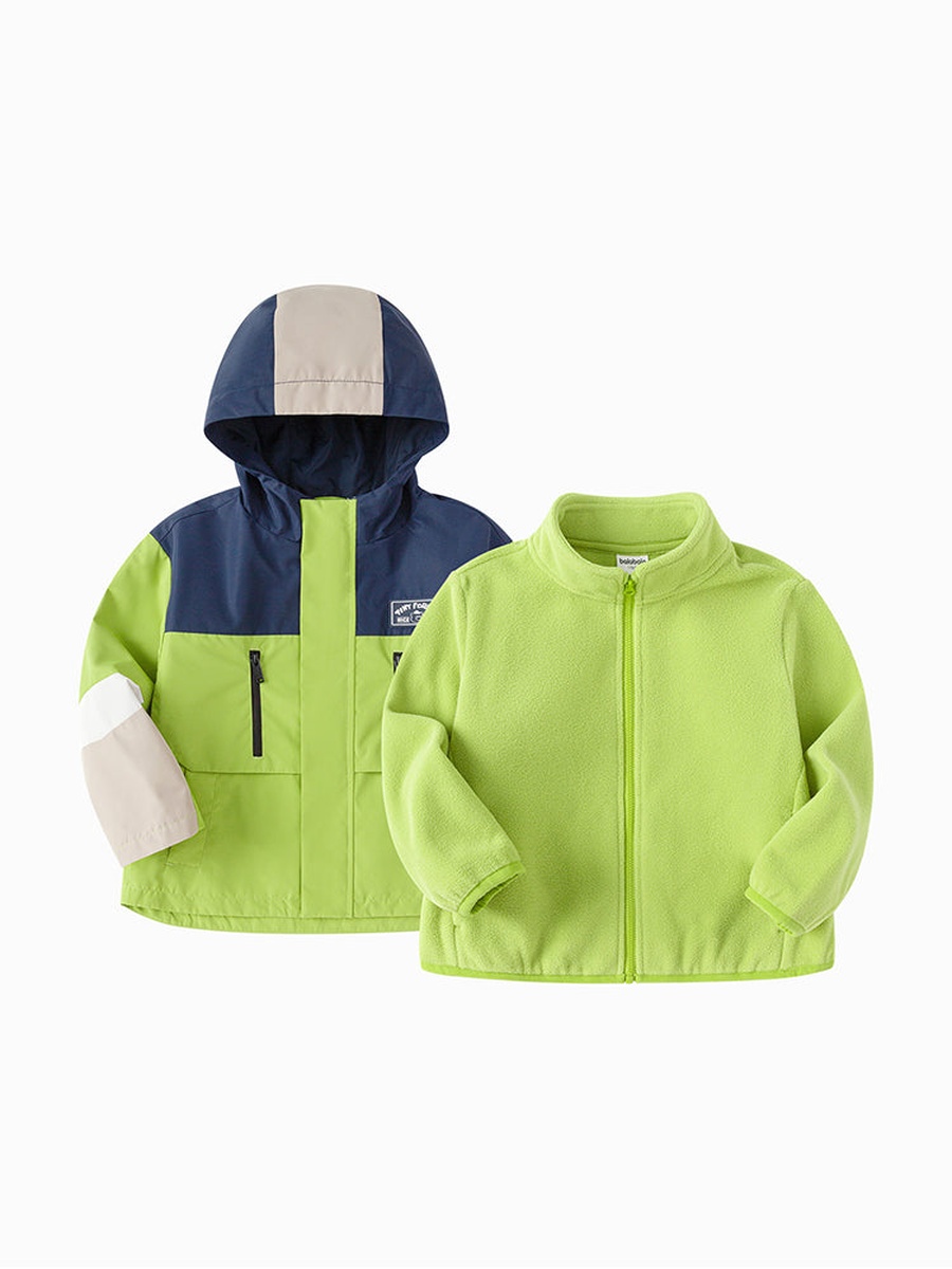 Set of 2 - Long Sleeves Hooded Jacket
