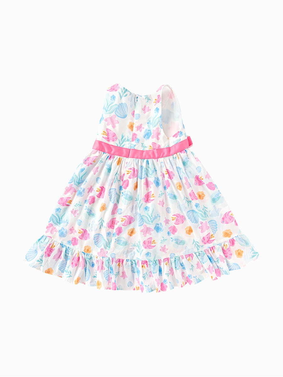 Dress with Floral Texture